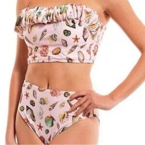 ANTONIO MELANI x Jennifer Sumko Family Shells Pink bikini Sz XS